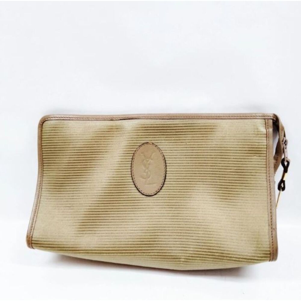 Vintage Yves Saint Laurent (YSL) Clutch – Certified Authentic By Entrupy W/ COA